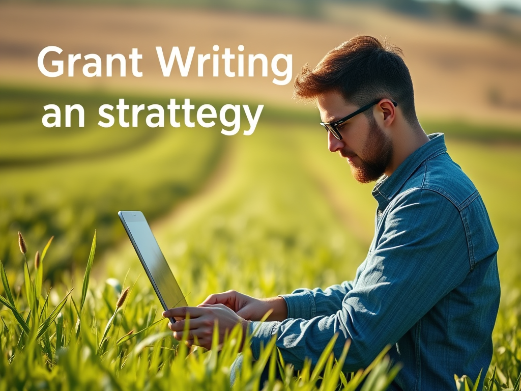 Grant writer helping rural nonprofit leaders plan a strategy